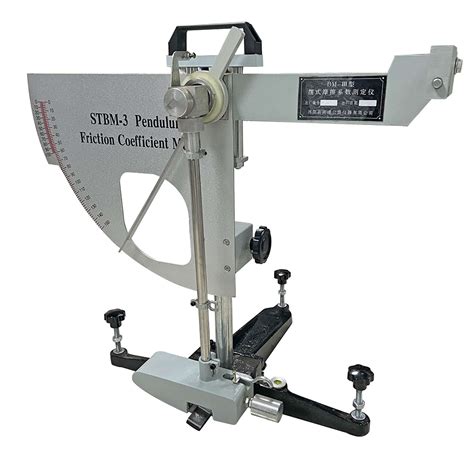 pendulum coefficient of friction tester|pendulum slip resistance.